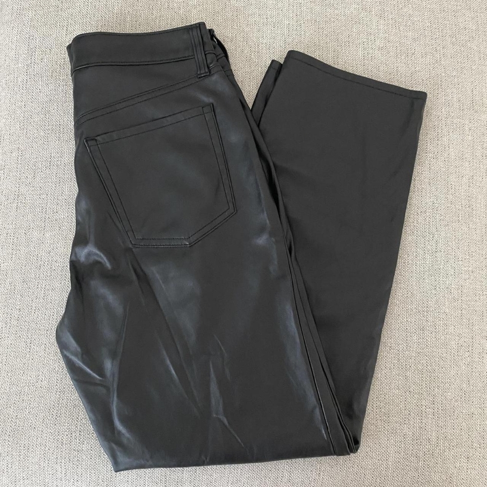 Old Navy Faux Leather Straight Pants